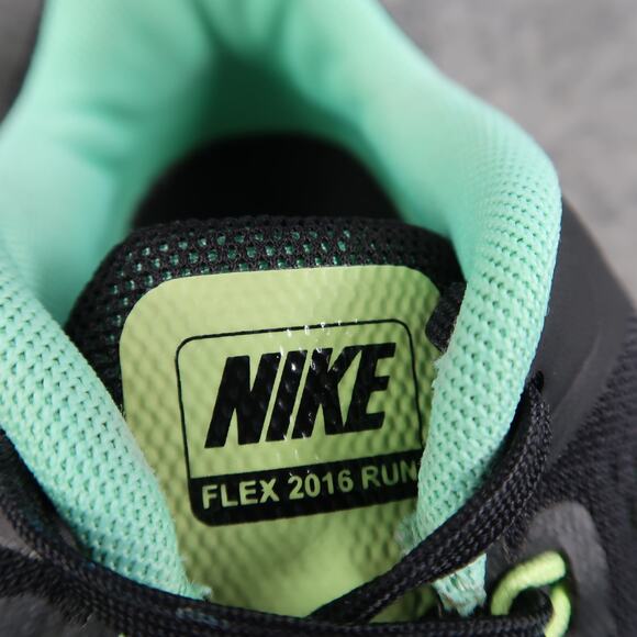 Nike Shoes Womens 8 Athletic Trainer Flex 2016 Run Sneaker Active Fitness Black - Picture 4 of 12